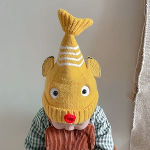 Hats: Toddler/Baby Hat - Baby Beanie - Lipstick Fish