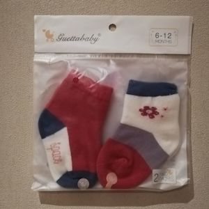 Socks: Baby Cotton Socks - 6-12months