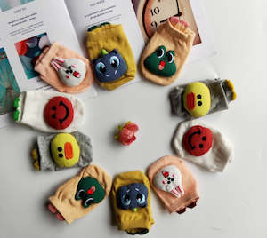 3D Cartoon Baby Socks 0-12months