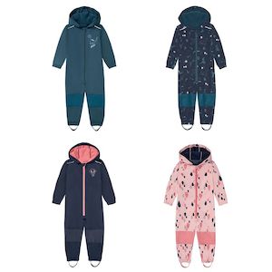 Baby/Toddler Water-repellent Coveralls - Fleece Lined