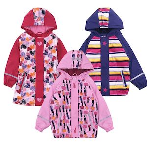 Toddler Waterproof Rain Jacket - Fleece Lining -1-2yrs