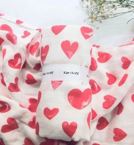 Bamboo Muslin Wrap - Heart