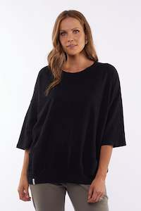 Outerwear: Mazie Sweatshirt - Black