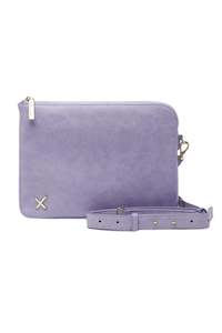 Bags: Oversize Clutch Bag - Lilac