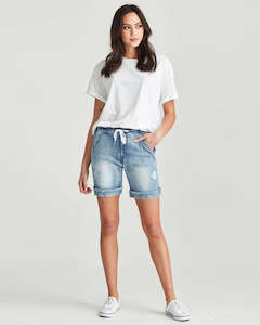 Kimmy Denim Shorts - Blue