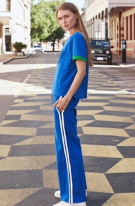 Style Laundry Wide Leg Pants - Cobalt