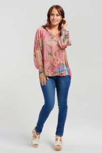 Gabriella Top - Vivid Garden