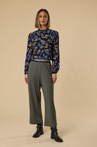 Donna Palazzo Pants - Khaki  Winter