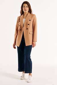Blazers: Kaisley Blazer - Tan