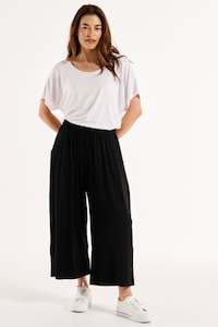 Astrid Wide Leg Pants - Black