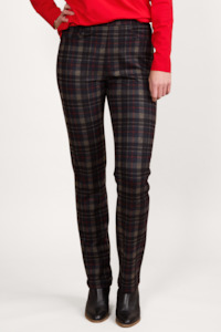 Slim Leg Printed Ponti Pants - Hyde