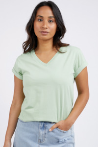 Tshirts: Manly Vee T-Shirt - Mint