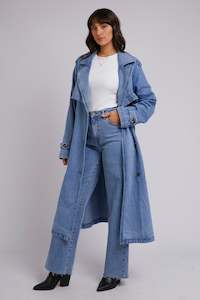 Rio Trench Coat - Heritage Blue
