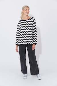 Haven: Marrakesh Jumper - White/Khol