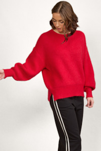 Knew The Label: Note Sweater - Chilli