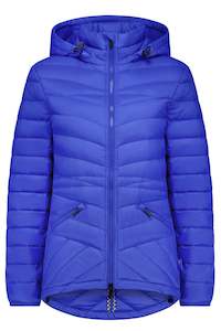 Outerwear: Moke Cushla 90/10 Packable Down Jacket - Cobalt