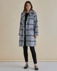 Coats: Wanda Coat - Mono Chrome