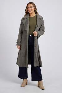 Brodie Trench Coat - Check