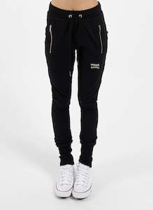 Sweatpants Joggers: Escape Sketch Trackies - Black/White