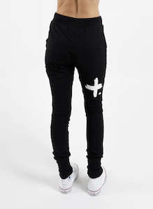 Sweatpants Joggers: Escape Plus Dot 2.0 Trackies - Black/White