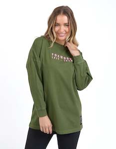 Authentic Long Sleeve Tee - Olive