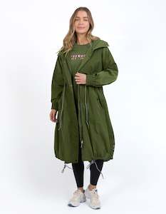 LongLine Spray Jacket - Olive