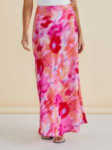Skirts: Mindy Skirt - Floral Abstract
