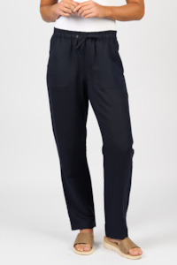 Slim Leg Ankle Grazer Pant - Ink