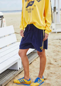 Urban Velour Shorts - Navy