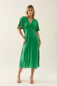 Oline Midi Dress - Green