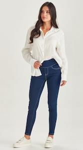 Junkfood Jeans Bella Jean: Bella Jean - Indigo Blue