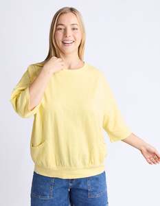 Mazie Sweatshirt - Pale Banana