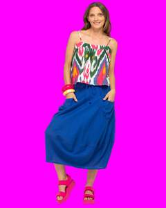 Skirts: Guru Skirts - Blue