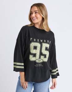 Ninety Five Long Sleeve Tee - Washed Black