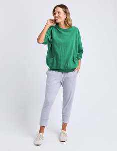 Elm: Mazie Vee Neck - Turquoise