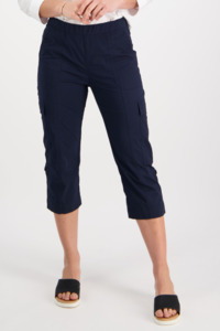 Clothing Sale: Poplin Cargo Pant - Navy