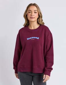 Sweats Hoodies: Solace Crew - Windsor Wine