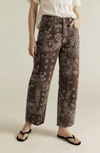 Bandana Barrell Jean - Chocolate