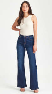 Larri Flare Jeans - Pacific Blue