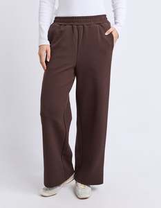 Sweatpants Joggers: Harper Track Pant - Coffee Bean