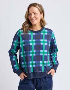 Larger Sizes: Bari Sweatshirt - Multi