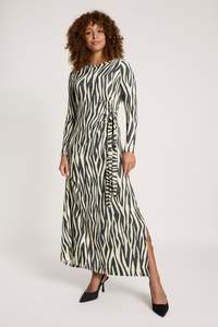 Aria Tie Maxi Dress - Savanna