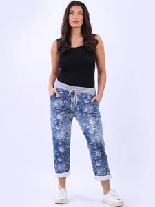 Pants: Denver Rosa Pants - Blue