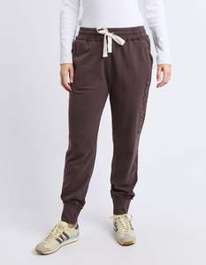 Sweatpants Joggers: Simplified Track Pants - Coffee