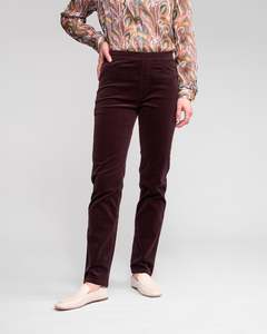 Bay Cord Pull On Pants - Merlot SS