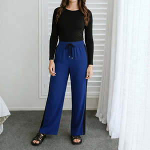 Indiana Wide Leg Pants - Heritage Blue