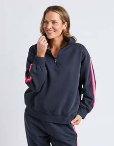 Lover 1/4 Zip Top - Navy