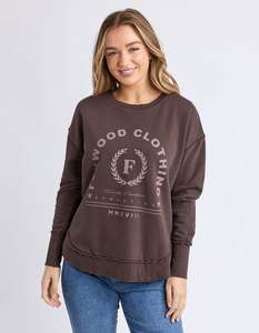 Sweats Hoodies: Medalion Crew - Chocolate