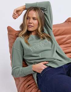 Sweats Hoodies: Simplified Sweatshirt - Sage