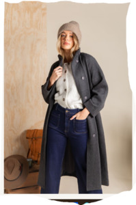 Fermont Coat - Charcoal